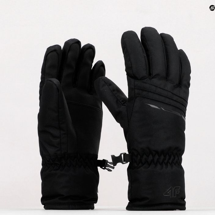 Dámské lyžařské rukavice 4F černé H4Z22-RED002 10