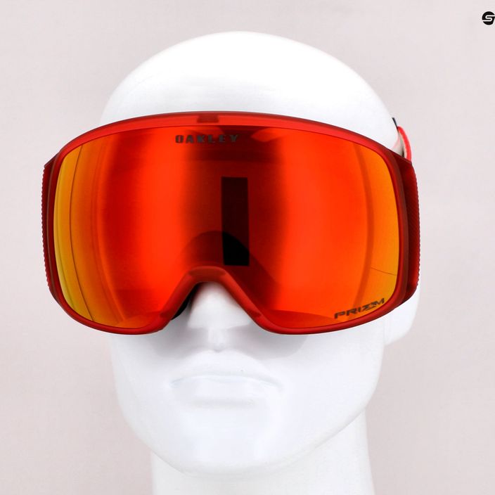 Lyžařské brýle Oakley Flight Tracker červené OO7104-43 5