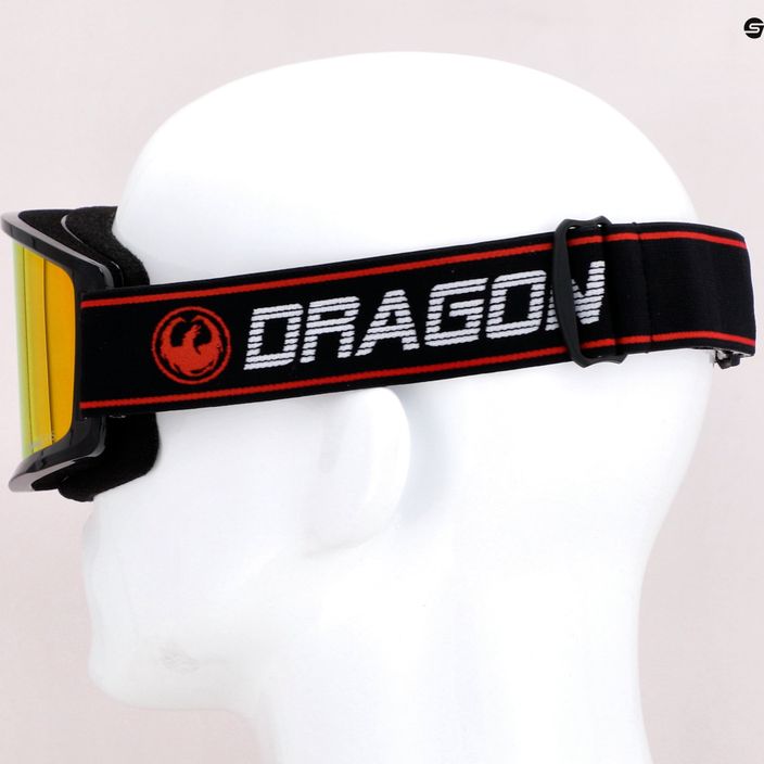 Lyžařské brýle Dragon DX3 OTG černo-červené 7