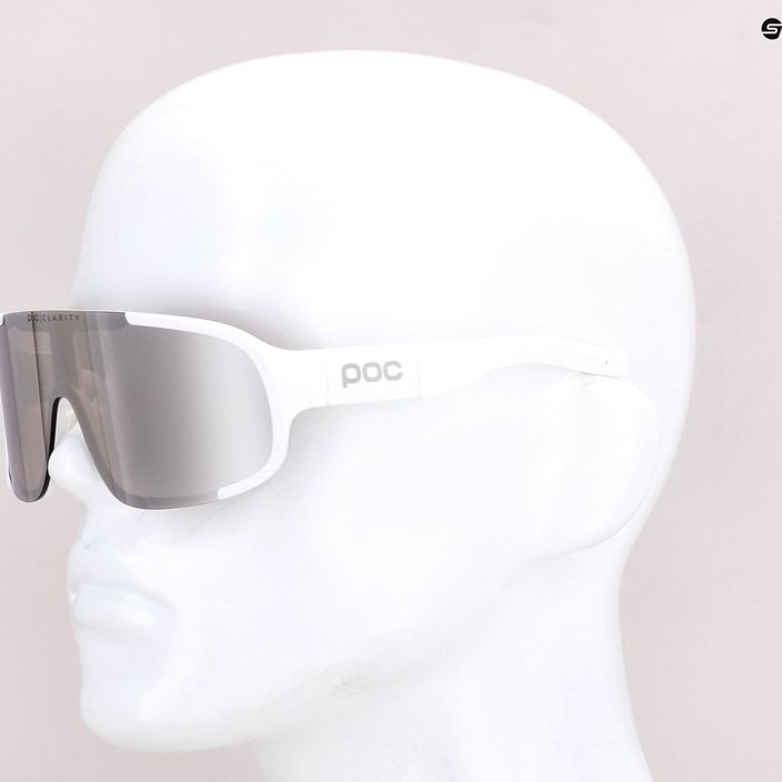 Brýle na kolo POC Aspire hydrogen white/clarity road silver 11
