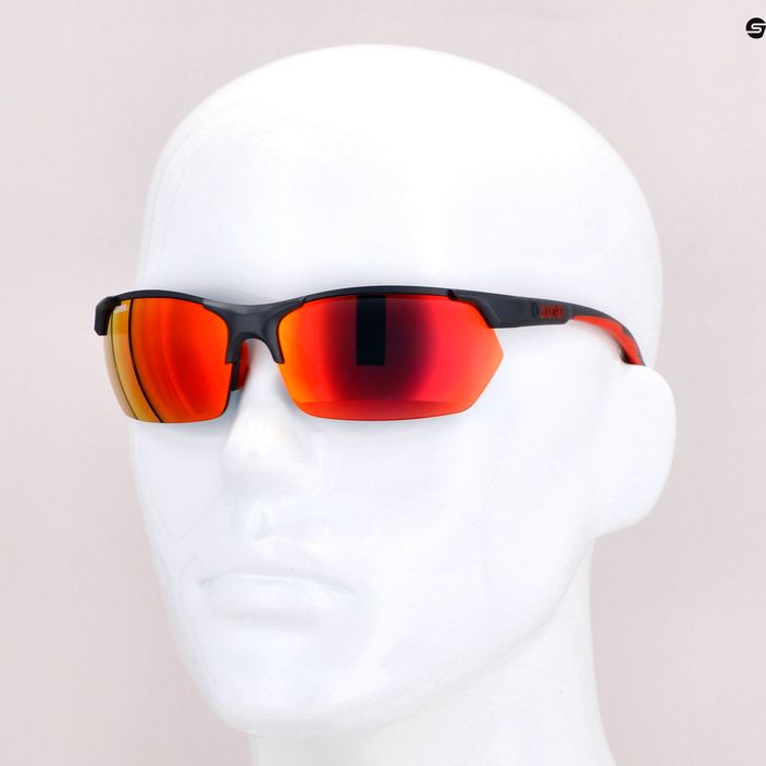 Sluneční brýle UVEX Sportstyle 114 černo-červené S5309395316 9