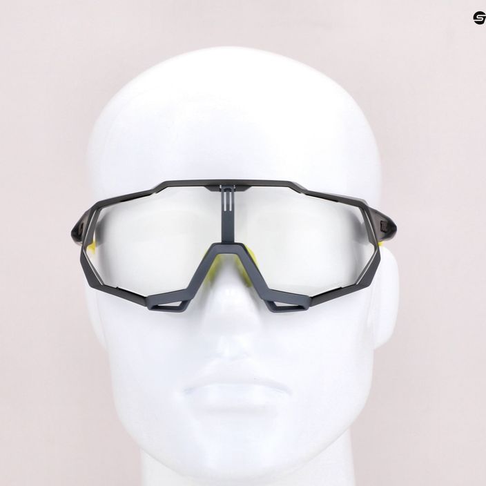 Cyklistické brýle 100% Speedtrap Photochromic Lens Lt 16-76% black STO-61023-802-01 8