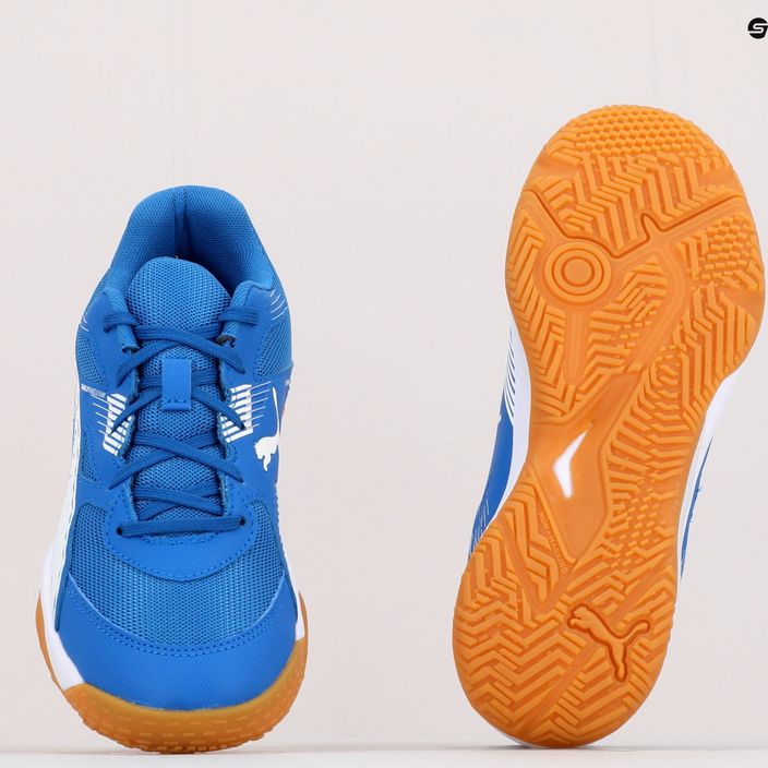 Dětská volejbalová obuv PUMA Solarflash Jr II modro-bílé 10688303 12
