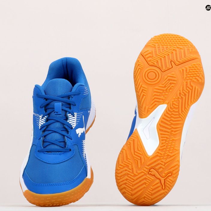 Volejbalové boty PUMA Solarflash II modro-bílé 10688203 10