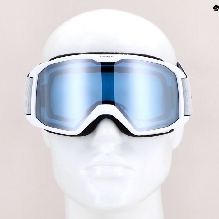 UVEX Elemnt FM lyžařské brýle bílé 55/0/640/1030 12