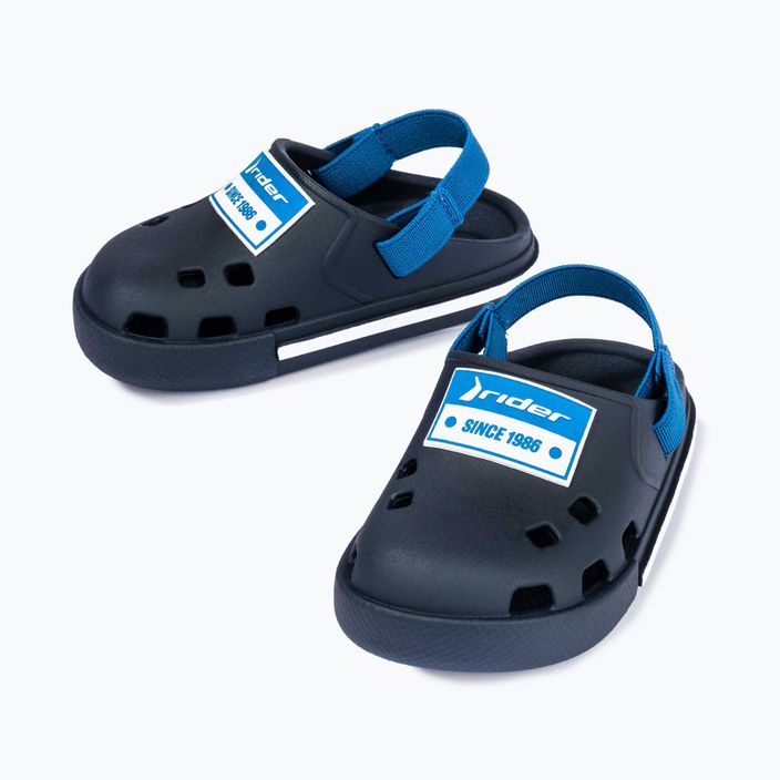 RIDER Drip Babuch Ki modré dětské sandály 10