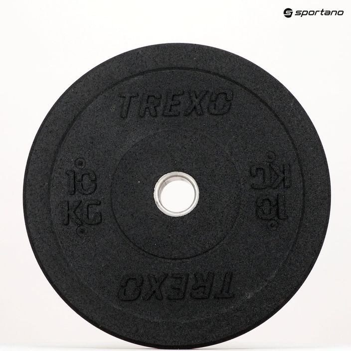 Olympijské závaží bumper TREXO TRX-BMP010 10 kg  černé 12