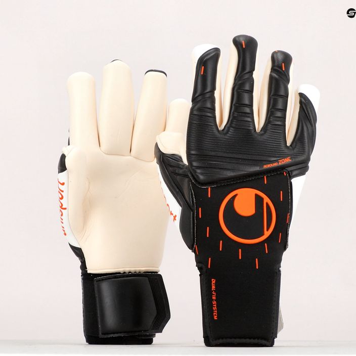 Brankářské rukavice uhlsport Speed Contact Absolutgrip Finger Surround černo-bílé 101126301 9