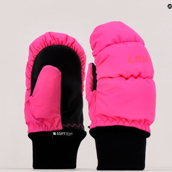 Dětské lyžařské rukavice LEKI Little Eskimo Mitt Short pink 650802403030 9
