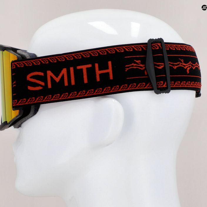 Lyžařské brýle Smith Squad XL S2 black/red M00675 9