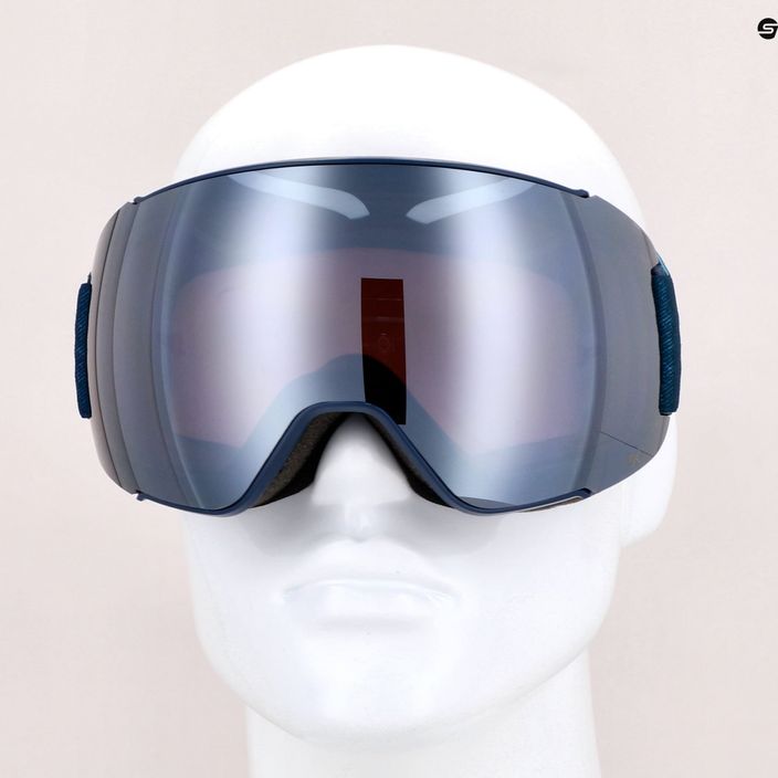 Lyžařské brýle HEAD Magnify 5K Chrome Shape + náhradní čočky S3/S1 šedé 390822 9