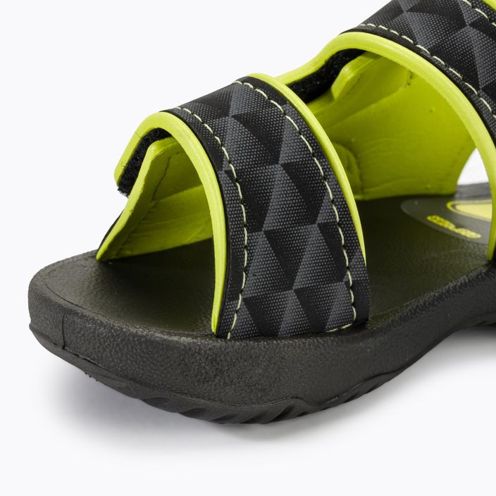 RIDER Basic Sandal V Baby černé/neonově žluté sandály 7