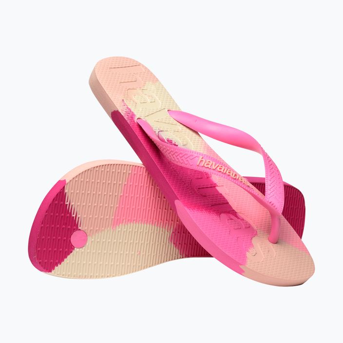 Žabky Havaianas Top Logomania Colors II crystal rose 11