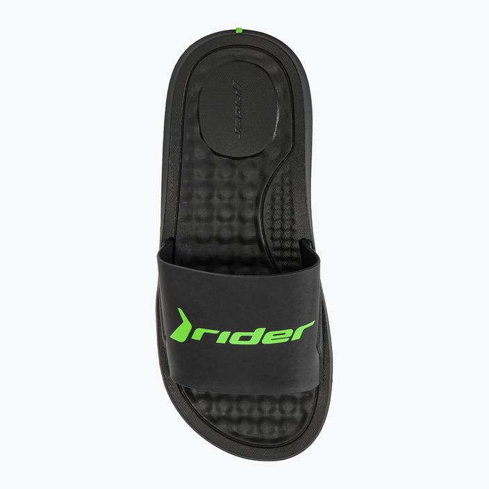 Pánské žabky RIDER Step Slide black/green 5