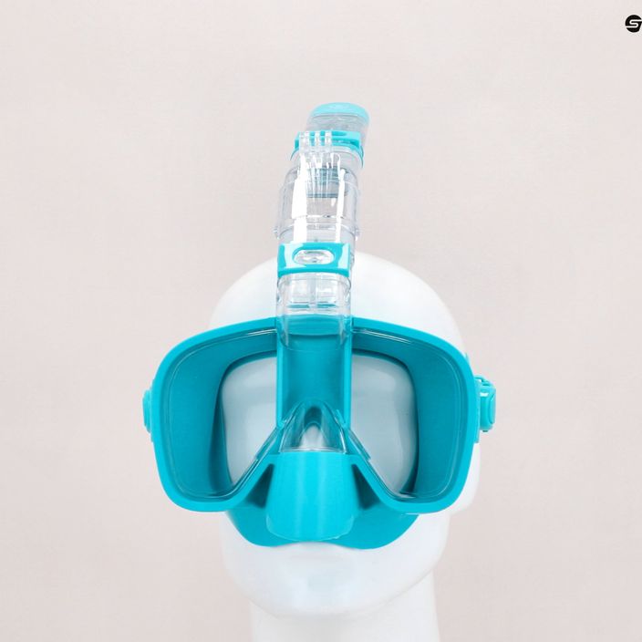 Šnorchlovací set  AQUASTIC Maska + Šnorchl modrý SMFK-01SN 17