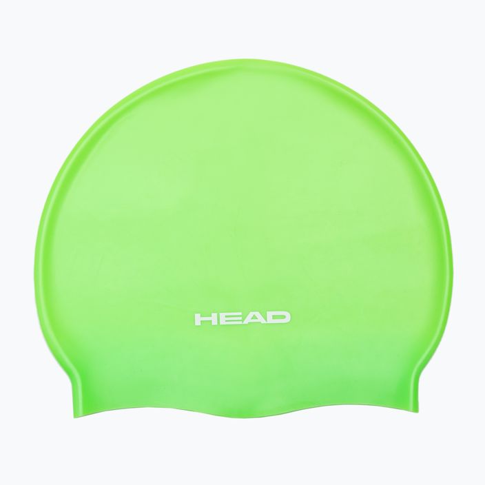 Dětská plavecká čepice HEAD Silicone Flat LM zelená 455006