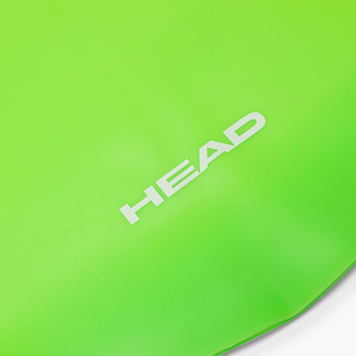 Dětská plavecká čepice HEAD Silicone Flat LM zelená 455006 2
