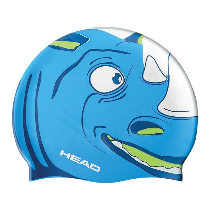 HEAD Meteor BLWH modrobílá dětská plavecká čepice 455138 2