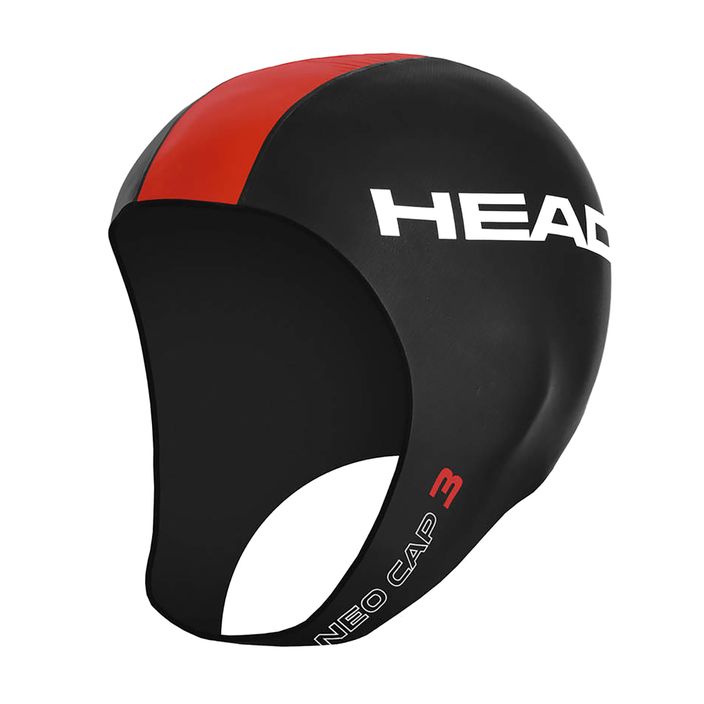 Plavecká čepice HEAD Neo 3 black/red 2