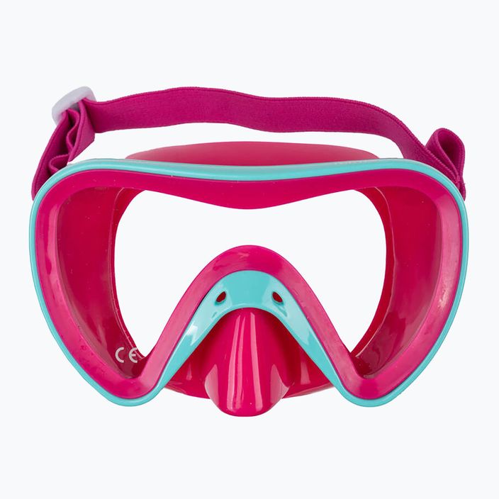Dětská šnorchlovací maska  Mares Turtle aqua/pink 2