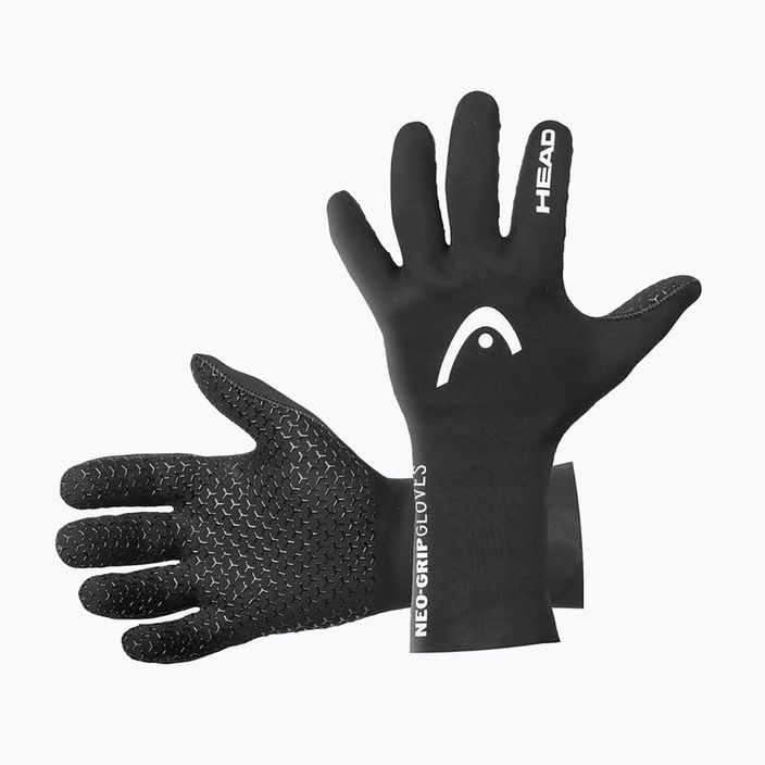 Plavecké neoprenové rukavice HEAD Neo Grip black 5