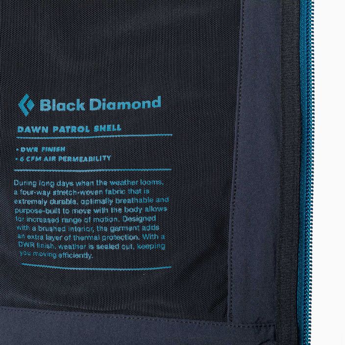 Pánská softshellová bunda Black Diamond Dawn Patrol modrá APP1SD4015LRG1 4