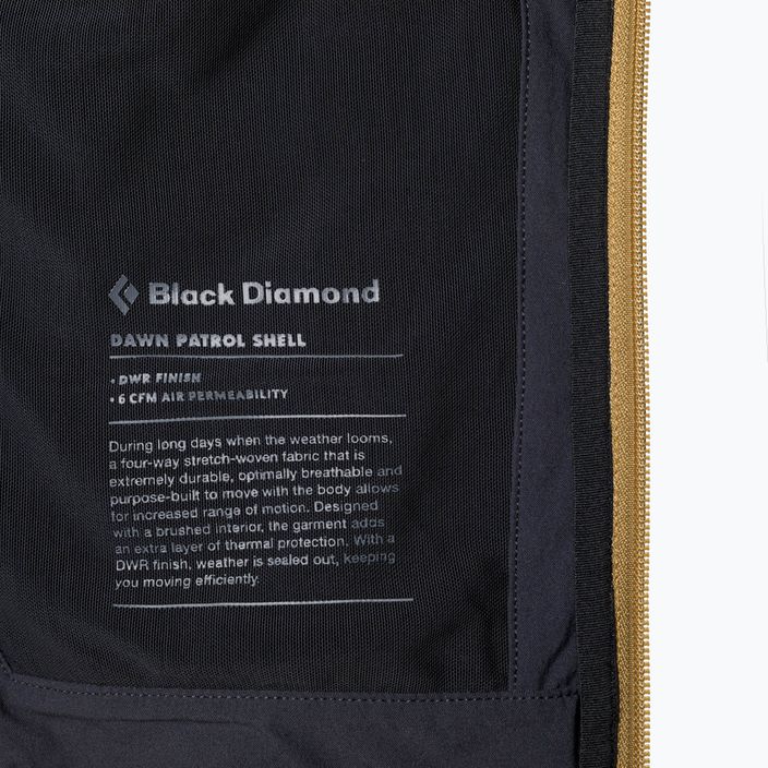 Pánská softshellová bunda Black Diamond Dawn Patrol žlutá APP1SD2007LRG1 8