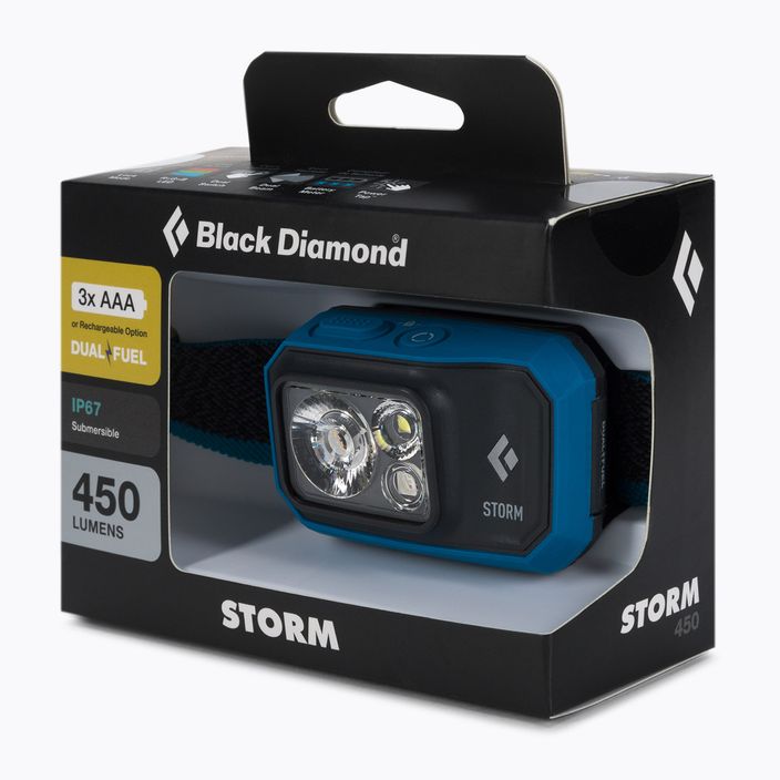 Čelovka Black Diamond Storm 450 modrá BD6206714004ALL1
