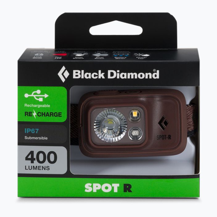 Čelovka Black Diamond Spot 400-R hnědá BD6206766018ALL1 2