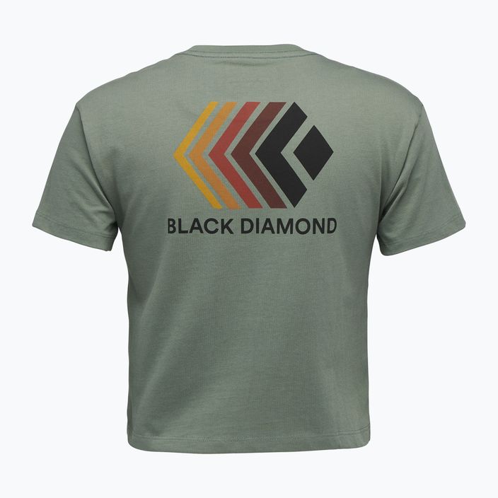 Dámské tričko Black Diamond Faded Crop laurel green 5