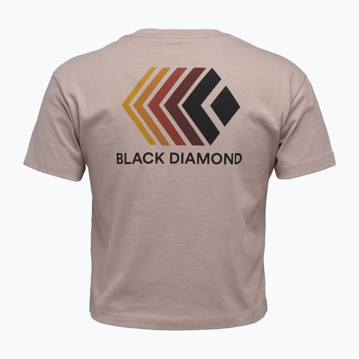 Dámské tričko Black Diamond Faded Crop pale mauve 5
