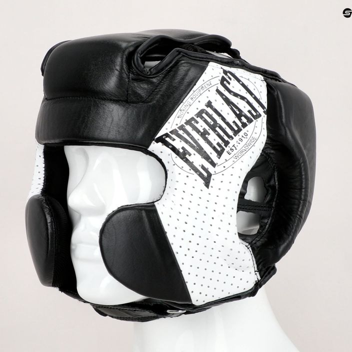 Pánská boxerská helma EVERLAST Kožená 1910 černá EV4820 L/XL 7
