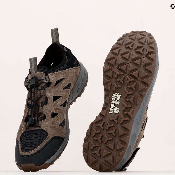 Pánské trekingové boty Jack Wolfskin Woodland 2 Hybrid Low hnědé 4051301 11