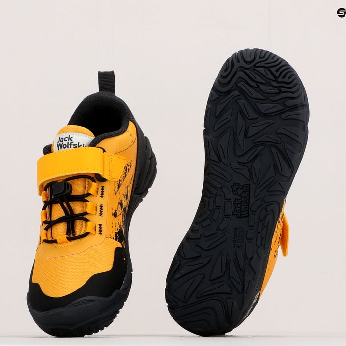 Dětské trekingové boty Jack Wolfskin Vili Action Low žluté 4056851 13