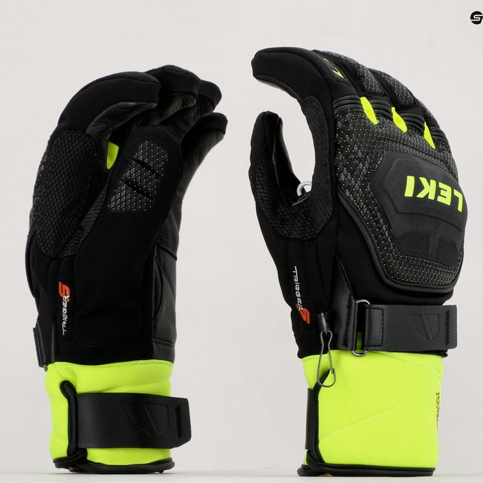 Pánské lyžařské rukavice LEKI Wcr Coach Flex S Gtx žluté 649805301 7
