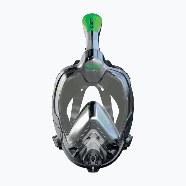 Celoobličejová šnorchlovací maska  SEAC Libera black/green lime 2