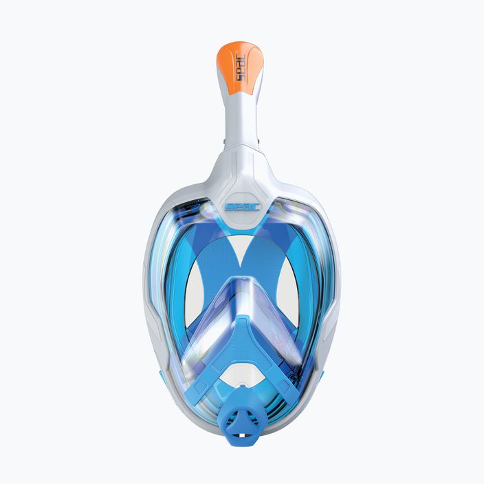 Celoobličejová šnorchlovací maska  SEAC Magica white/orange 2