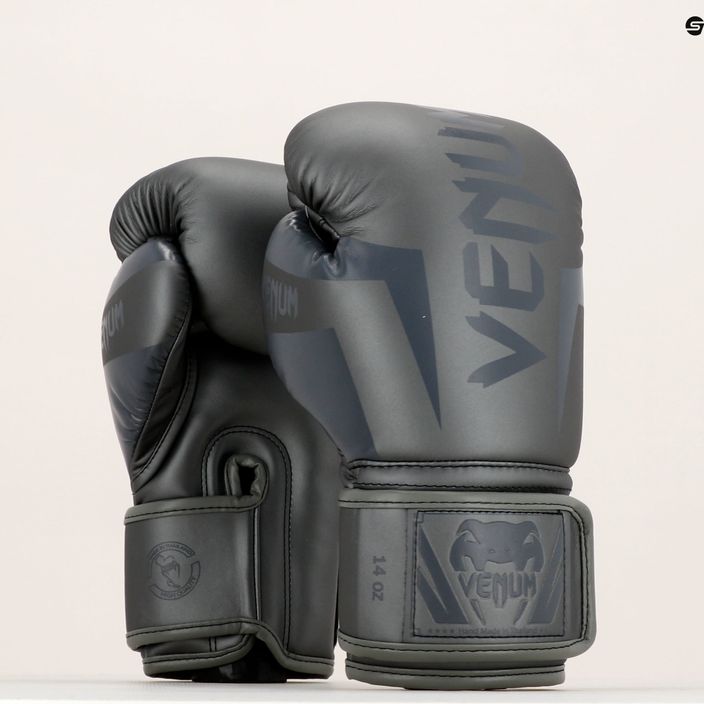 Pánské boxerské rukavice Venum Elite šedé VENUM-0984 12