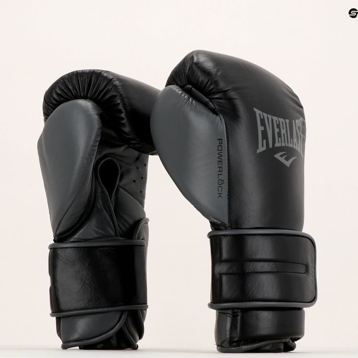Boxerské rukavice EVERLAST Power Lock 2 Premium černé EV2272 8