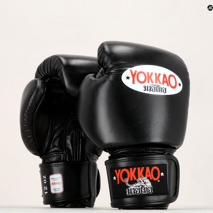 YOKKAO Matrix boxerské rukavice černé BYGL-X-1 8