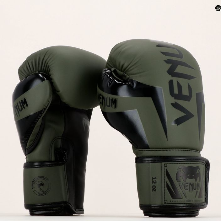 Pánské boxerské rukavice Venum Elite green VENUM-1392 13