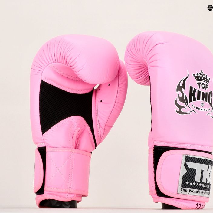 Růžové boxerské rukavice Top King Muay Thai Ultimate Air TKBGAV 7