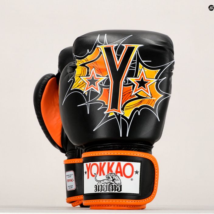 YOKKAO Pad Thai boxerské rukavice černé FYGL-69-1 7