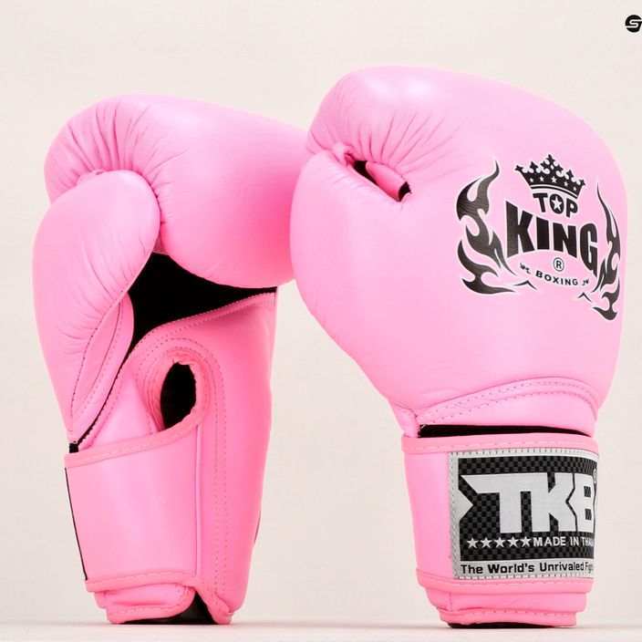 Boxerské rukavice Top King Muay Thai Super Air růžové TKBGSA-PK 7