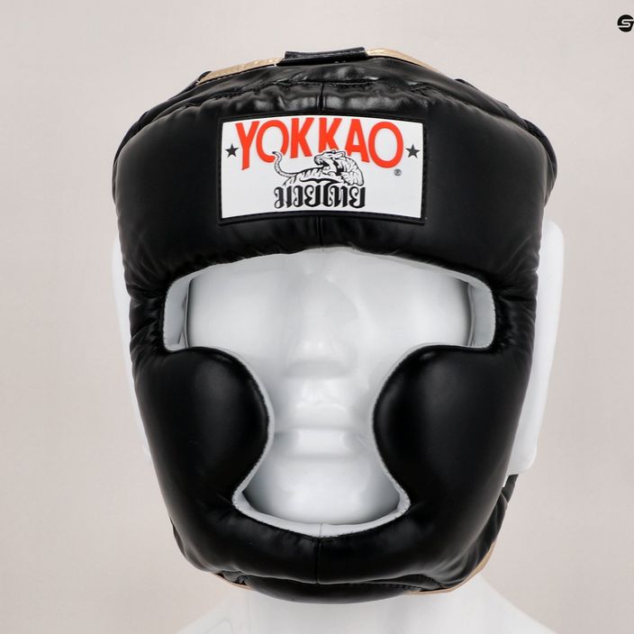 YOKKAO Training Headguard bojová sportovní přilba černá HYGL-1-1 11