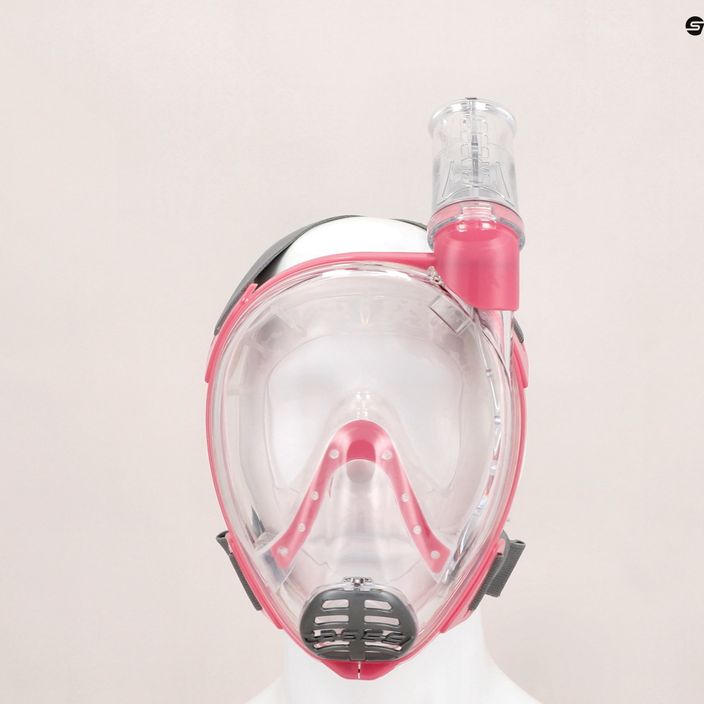 Dětská šnorchlovací maska Cressi Baron s celou tváří růžová XDT0360040 7