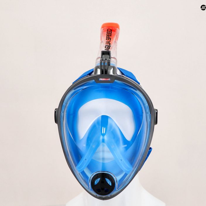 Celoobličejová maska pro šnorchlování AQUA-SPEED Spectra 2.0 modrá 247 7