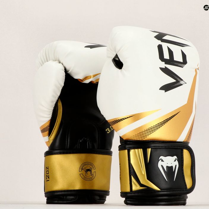 Boxerské rukavice Venum Challenger 3.0 bílo-zlaté 03525-520 13