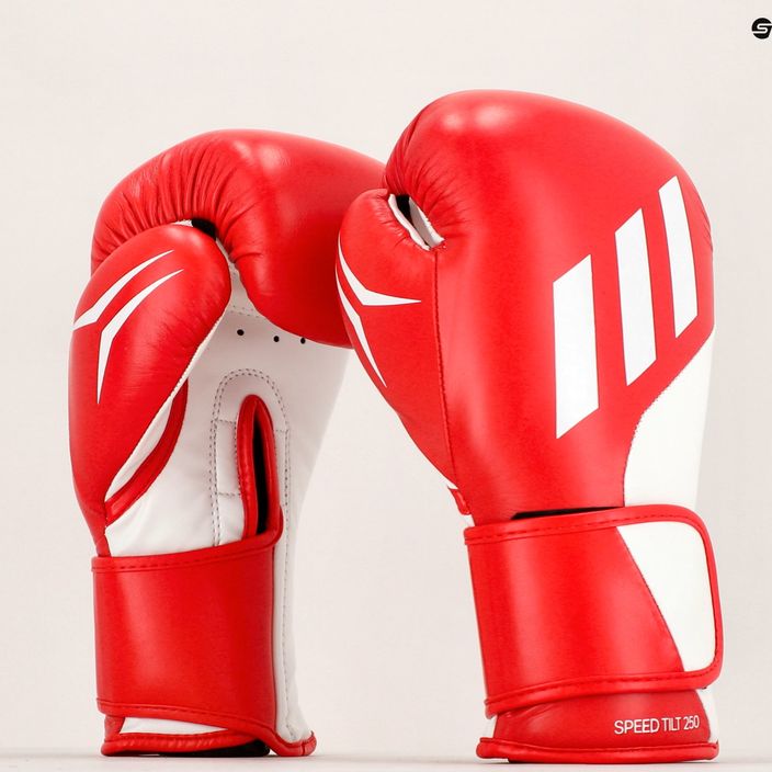 Boxerské rukavice Adidas Speed Tilt 250 červené SPD250TG 7