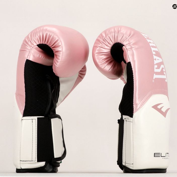 Dámské boxerské rukavice EVERLAST Pro Style Elite 11 růžové EV2500 PINK/WHT-12 oz. 7
